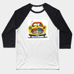 Hippie Car Baseball T-Shirt